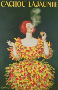 Poster advertising cachou Lajaunie 